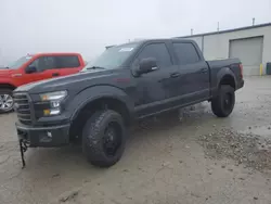 Salvage cars for sale at Kansas City, KS auction: 2016 Ford F150 Supercrew