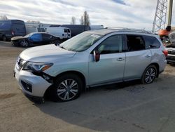 Salvage cars for sale at Hayward, CA auction: 2018 Nissan Pathfinder S