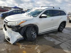 Salvage cars for sale at Grand Prairie, TX auction: 2016 Toyota Highlander XLE