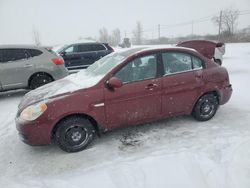 Salvage cars for sale from Copart Montreal Est, QC: 2007 Hyundai Accent GLS