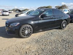 Salvage cars for sale at San Diego, CA auction: 2018 Mercedes-Benz C 43 4matic AMG