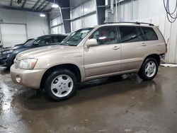 Salvage cars for sale at Ham Lake, MN auction: 2004 Toyota Highlander