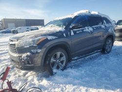 Toyota salvage cars for sale: 2015 Toyota Highlander Limited