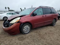 Salvage cars for sale from Copart Mercedes, TX: 2007 Toyota Sienna CE