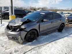 Salvage cars for sale at Louisville, KY auction: 2015 Honda Civic EX