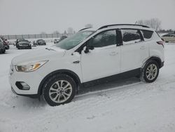 Salvage cars for sale at Portland, MI auction: 2018 Ford Escape SE