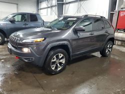 Vehiculos salvage en venta de Copart Ham Lake, MN: 2016 Jeep Cherokee Trailhawk