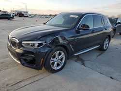 Salvage cars for sale at Grand Prairie, TX auction: 2021 BMW X3 XDRIVE30I