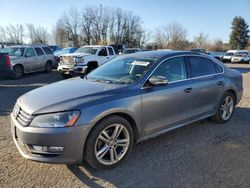 Vehiculos salvage en venta de Copart Portland, OR: 2013 Volkswagen Passat SE