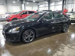 Salvage cars for sale at Ham Lake, MN auction: 2014 Nissan Maxima S