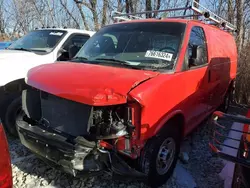 Salvage trucks for sale at Cahokia Heights, IL auction: 2022 GMC Savana G3500