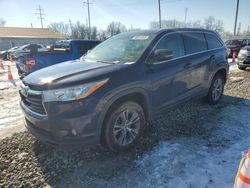 Toyota Highlander salvage cars for sale: 2014 Toyota Highlander LE