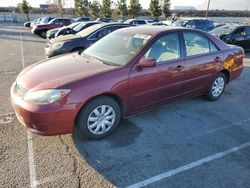 Toyota salvage cars for sale: 2005 Toyota Camry LE