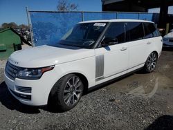 Salvage cars for sale at Riverview, FL auction: 2016 Land Rover Range Rover Autobiography