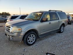 Salvage cars for sale at Taylor, TX auction: 2008 Ford Expedition EL XLT