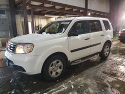 Salvage cars for sale at Windsor, NJ auction: 2015 Honda Pilot LX