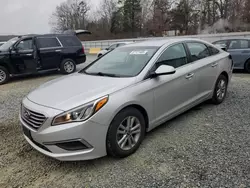 Salvage cars for sale at Concord, NC auction: 2016 Hyundai Sonata SE