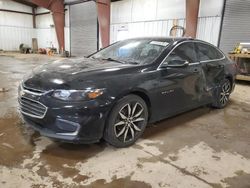 Salvage cars for sale at Lansing, MI auction: 2018 Chevrolet Malibu LT