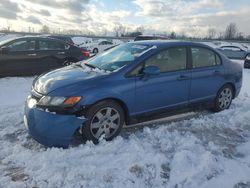 Salvage cars for sale from Copart Central Square, NY: 2007 Honda Civic LX