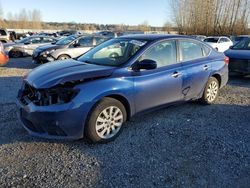 Salvage cars for sale at Arlington, WA auction: 2017 Nissan Sentra S