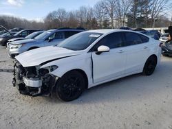 Salvage cars for sale at North Billerica, MA auction: 2018 Ford Fusion SE Hybrid