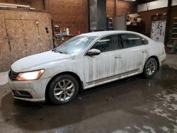 2016 Volkswagen Passat S en venta en Ebensburg, PA