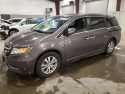 Salvage cars for sale at Avon, MN auction: 2014 Honda Odyssey EXL