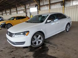 Salvage cars for sale at Phoenix, AZ auction: 2013 Volkswagen Passat SE