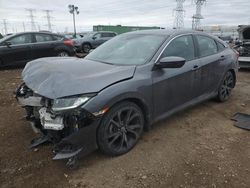 Salvage cars for sale at Elgin, IL auction: 2019 Honda Civic Sport