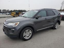 Ford salvage cars for sale: 2019 Ford Explorer XLT