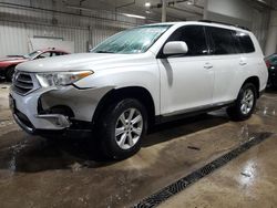 Salvage cars for sale at York Haven, PA auction: 2012 Toyota Highlander Base