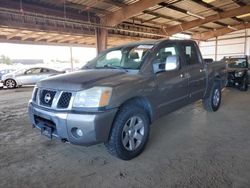 Salvage cars for sale at American Canyon, CA auction: 2006 Nissan Titan XE