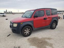 Salvage cars for sale from Copart New Braunfels, TX: 2006 Honda Element EX