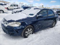 Salvage cars for sale from Copart West Warren, MA: 2004 Toyota Corolla CE