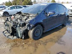 Toyota Corolla le salvage cars for sale: 2020 Toyota Corolla LE