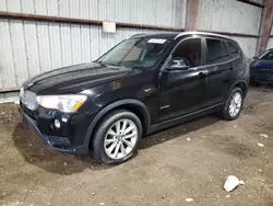 BMW x3 xdrive28i salvage cars for sale: 2016 BMW X3 XDRIVE28I