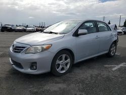 Salvage cars for sale at Rancho Cucamonga, CA auction: 2013 Toyota Corolla Base