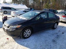 2012 Honda Civic LX en venta en West Warren, MA