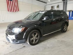 Salvage cars for sale at Lumberton, NC auction: 2016 Dodge Journey Crossroad