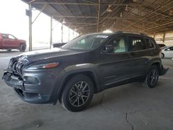 Salvage cars for sale at Phoenix, AZ auction: 2015 Jeep Cherokee Latitude