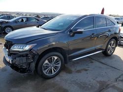 Salvage cars for sale from Copart Grand Prairie, TX: 2016 Acura RDX Advance