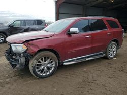 Dodge Durango Citadel salvage cars for sale: 2015 Dodge Durango Citadel