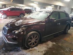 Salvage cars for sale at Indianapolis, IN auction: 2016 Infiniti QX50