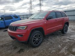 Jeep Grand Cherokee salvage cars for sale: 2017 Jeep Grand Cherokee Trailhawk