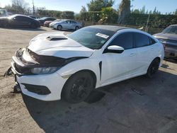 Salvage cars for sale at San Martin, CA auction: 2018 Honda Civic LX