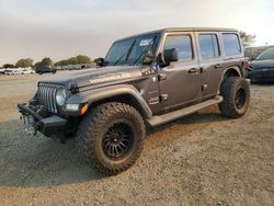 Salvage cars for sale at San Diego, CA auction: 2018 Jeep Wrangler Unlimited Sahara