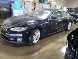 Salvage cars for sale at Elgin, IL auction: 2014 Tesla Model S