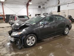 Salvage cars for sale at Center Rutland, VT auction: 2014 Honda Civic LX