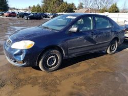 Salvage cars for sale from Copart Finksburg, MD: 2007 Toyota Corolla CE