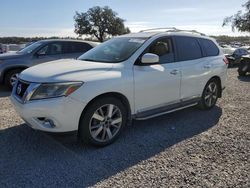 Salvage cars for sale from Copart Riverview, FL: 2015 Nissan Pathfinder S